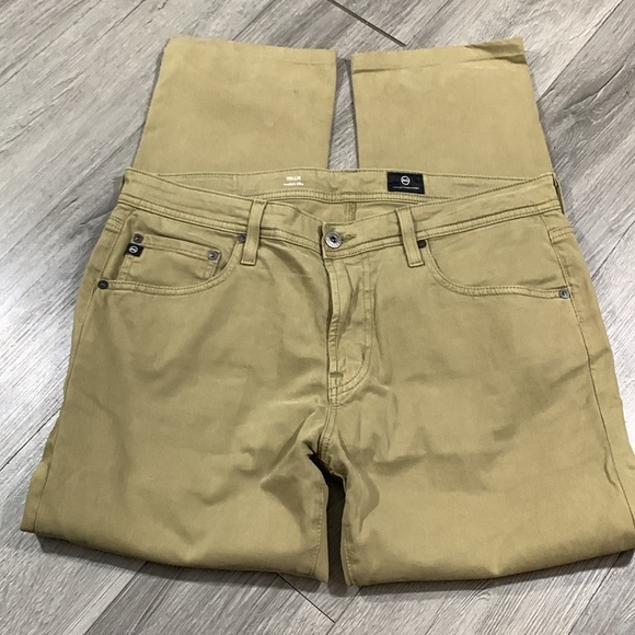 AG Adriano Goldschmied Tellis Sud Sueded Modern Slim 5pkt Style Pants size 34 - Picture 6 of 10